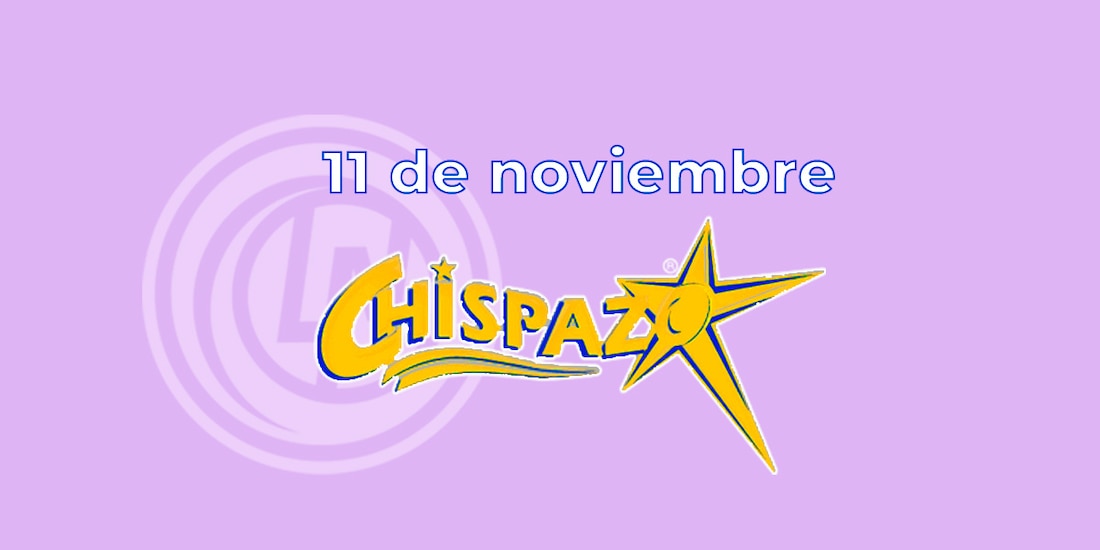 Resultados del Chispazo de hoy 11 de noviembre del 2024.