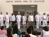 Presidenta Inaugura Hospital General Naval de Yukalpetén.