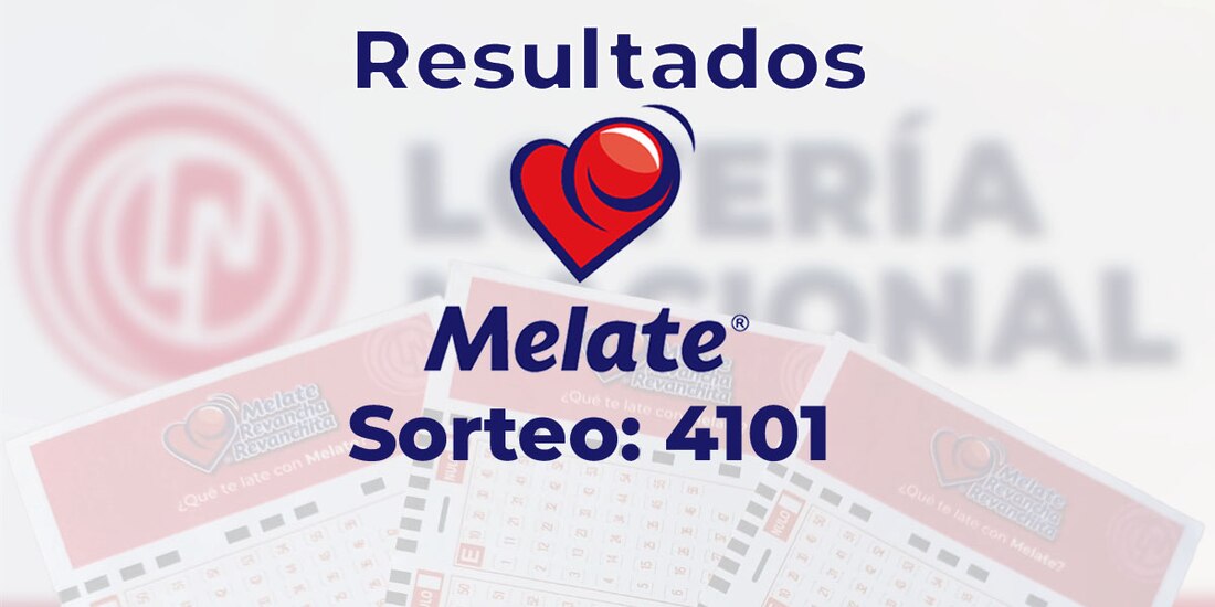 Resultados del sorteo 4101 del Melate, Revancha y Revanchita de este 27 de agosto del 2025.