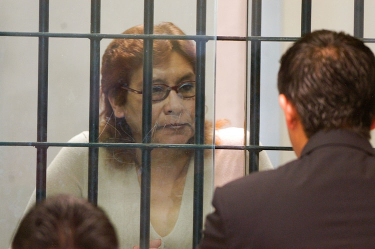 Juana Barraza Sampeiro durante su juicio