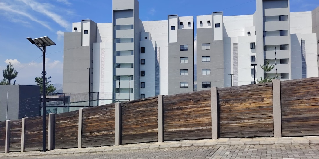 Zona de edificios en Atizapán, donde se registró el multihomicidio.