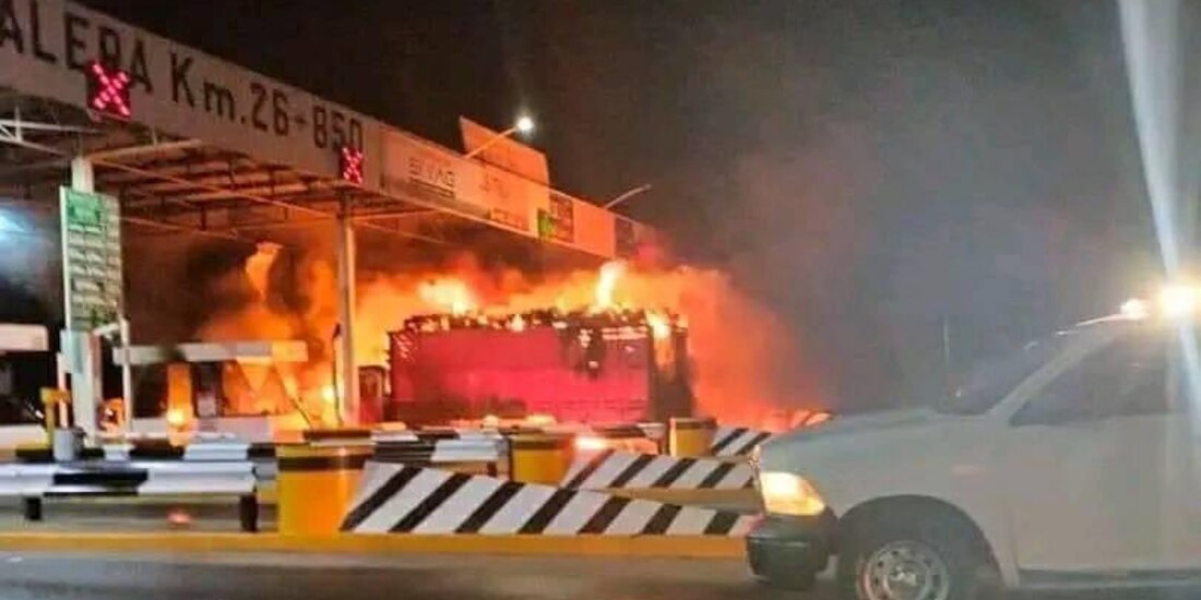 Bloqueos carreteros en Zacatecas.