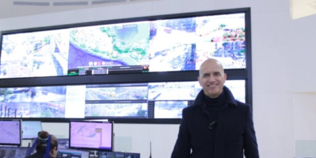 Salvador Guerrero, el pasado 27 de enero en las instalaciones del C5