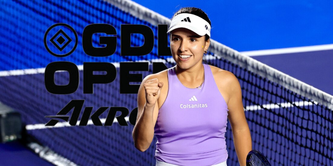 Camila Osorio es una de las invitadas a los octavos de final del Guadalajara Open AKRON.