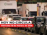 Revisa cómo aplica el Hoy No Circula este miércoles 18 de febrero de 2026 en la ZMVM.