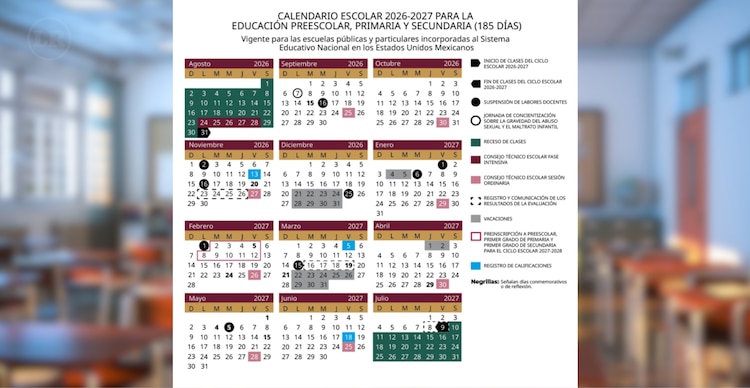 Calendario Escolar 2026-2027