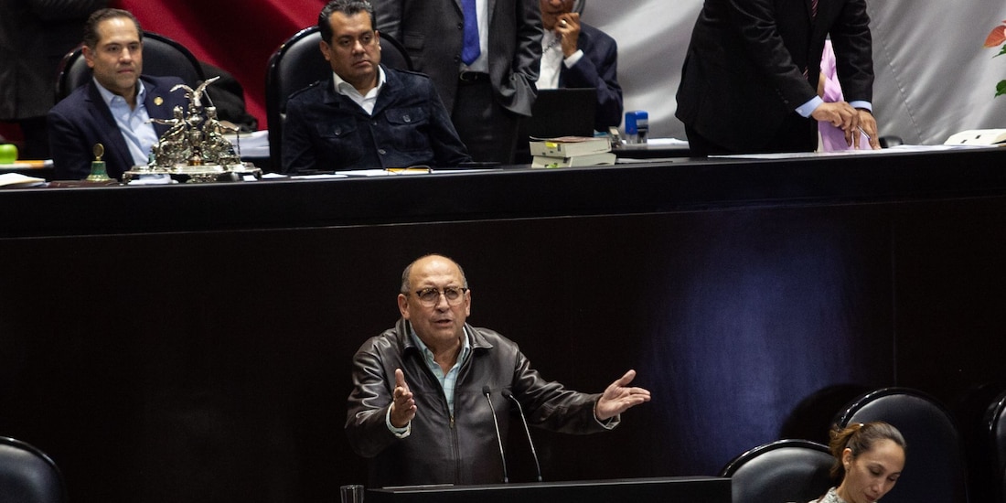 Rubén Moreira Valdez, coordinador del grupo parlamentario PRI