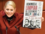 La senadora Verónica Noemí Camino Farjat, ayer.