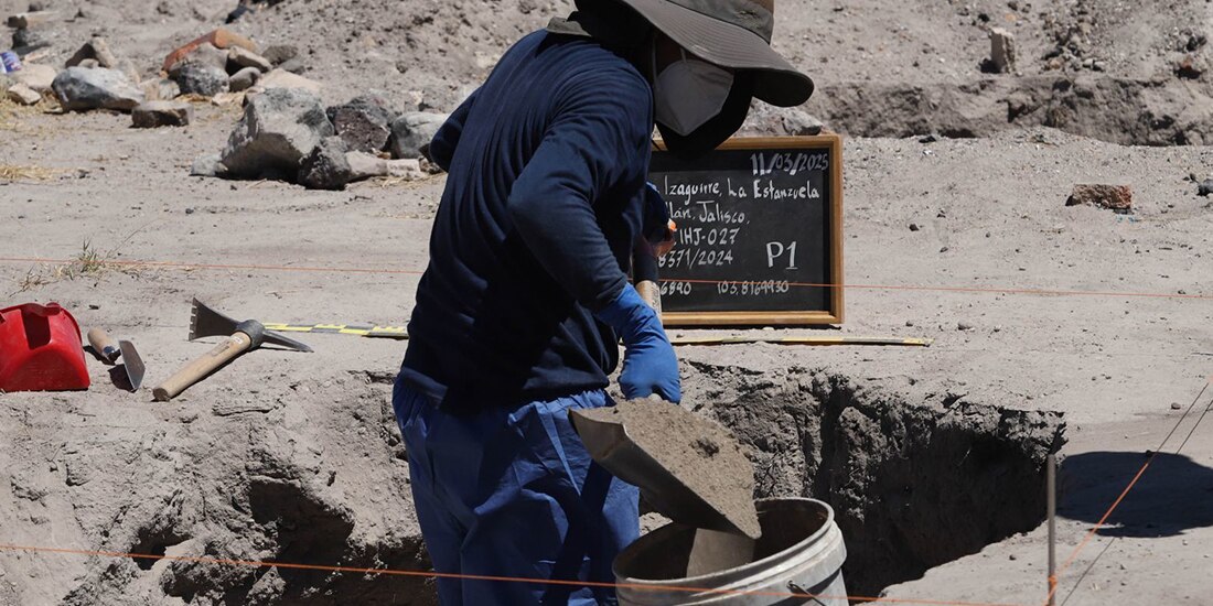 Trabajaos en el Rancho Izaguirre tras hallazgos en los últimos días.