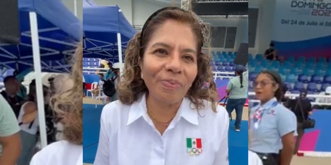 Mary José Alcalá durante un evento de los JCC.