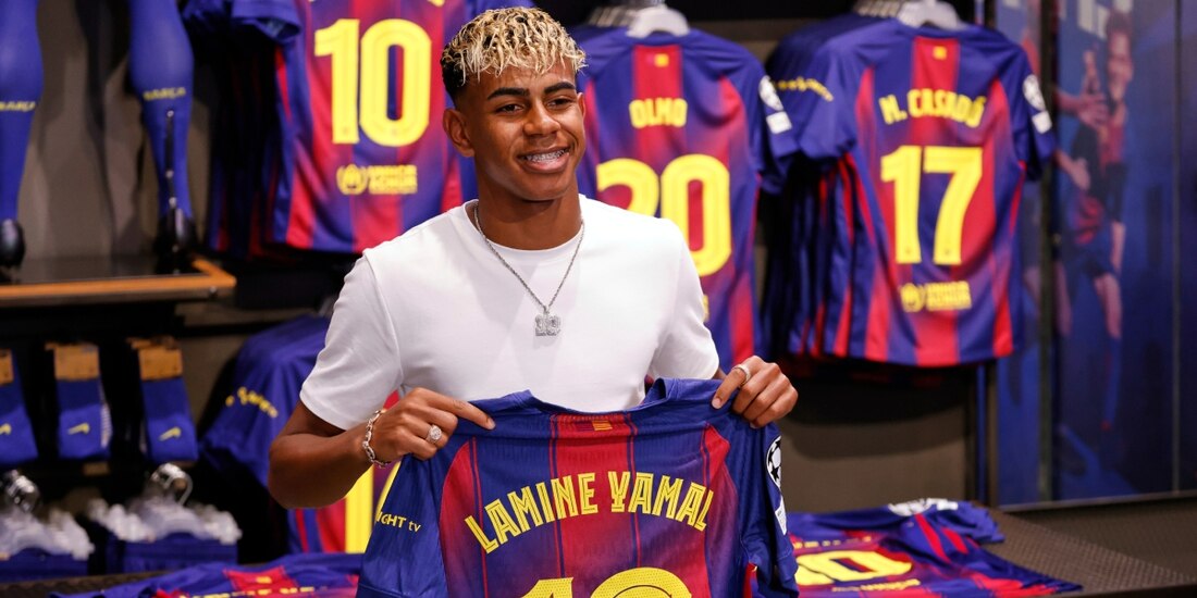 Lamine Yamal portará el 10 con el Barcelona a partir de la Temporada 2025-2026.