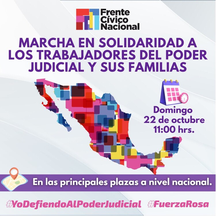 Invitan a participar mañana en la marcha en apoyo a los trabajadores del PJF.