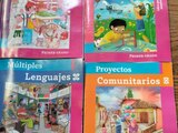 Nuevos libros de texto.