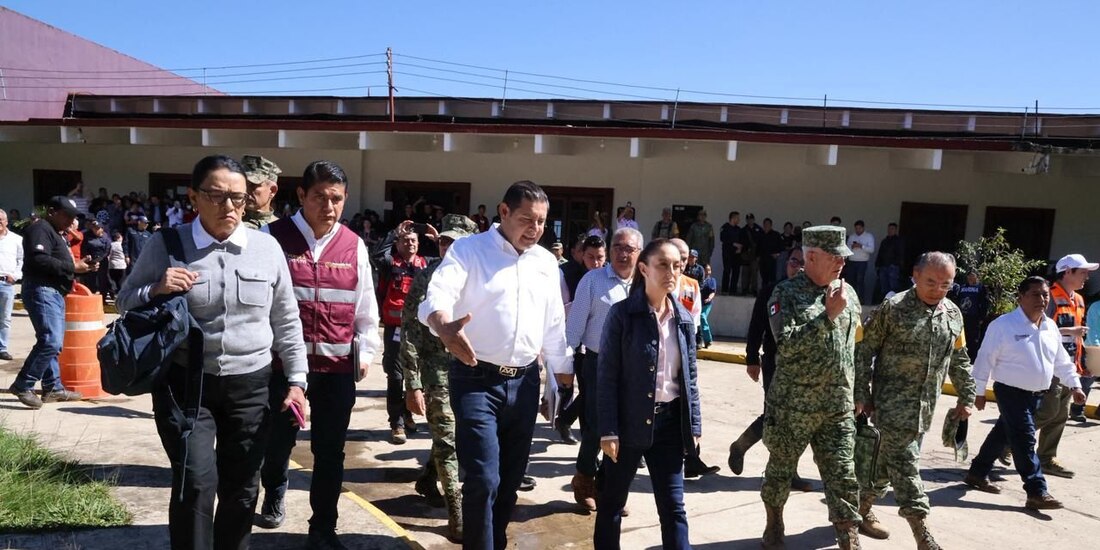 Claudia Sheinbaum anunció que recorrerá los estados afectados por las lluvias en La Huasteca para supervisar la atención a la población.