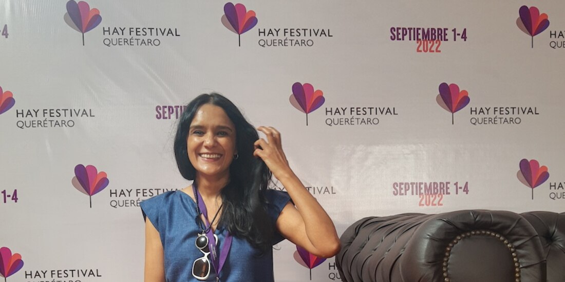 La escritora, el pasado mes de septiembre en el Hay Festival Querétaro.