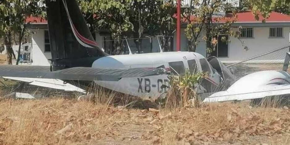 Avioneta donde viajaba Geraldine Ponce aterriza de emergencia