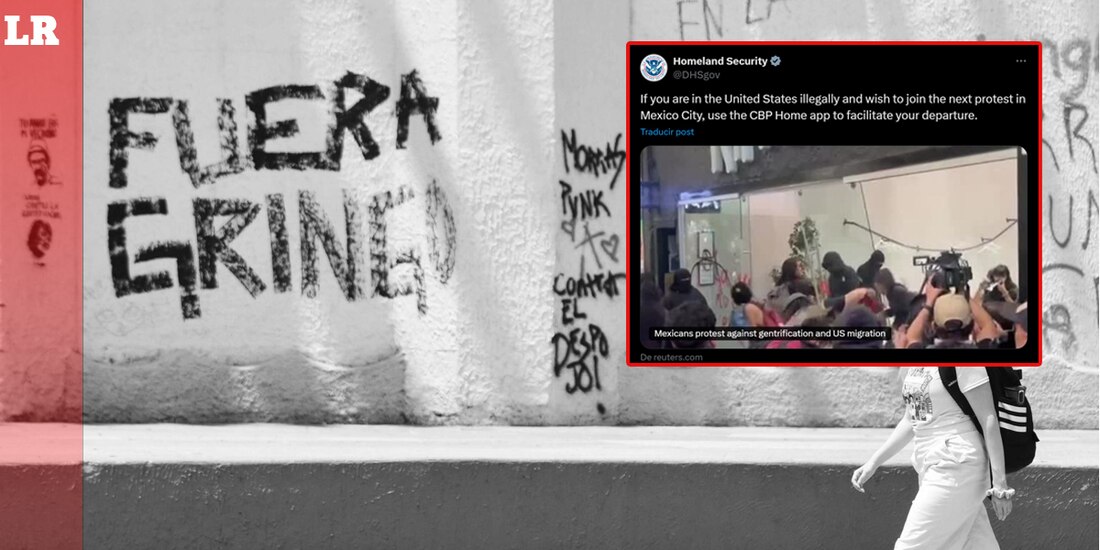Departamento de Seguridad Nacional de Estados Unidos sugiere "autodeportación" ante protestas en Ciudad de México.
