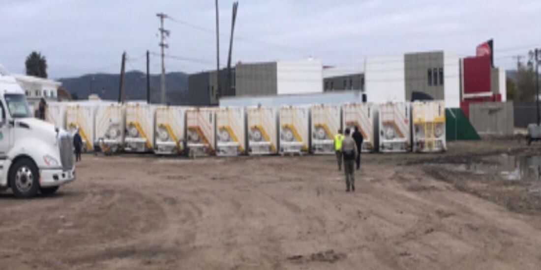 Operativo de las fuerzas de Seguridad.