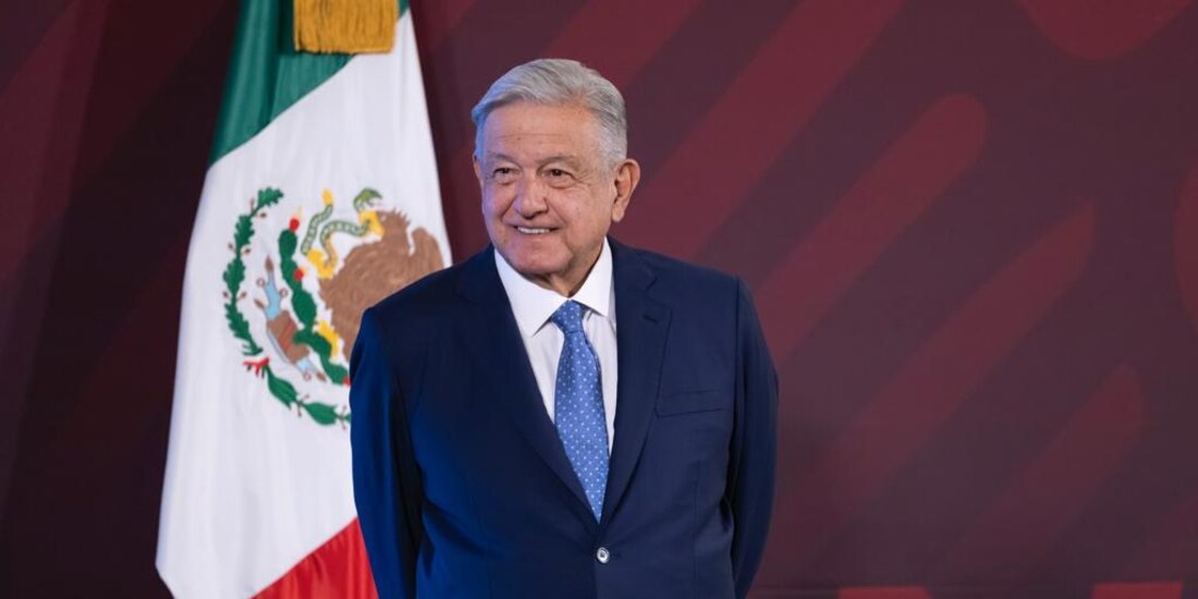 Presidente López Obrador en fotografía de archivo.