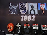 La exposición de Octagón, uno de los referentes de la lucha libre en México, estará hasta el próximo 15 de junio.