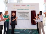 Claudia Sheinbaum inaugura la Central de Ciclo Combinado González Ortega en Mexicali, Baja California.