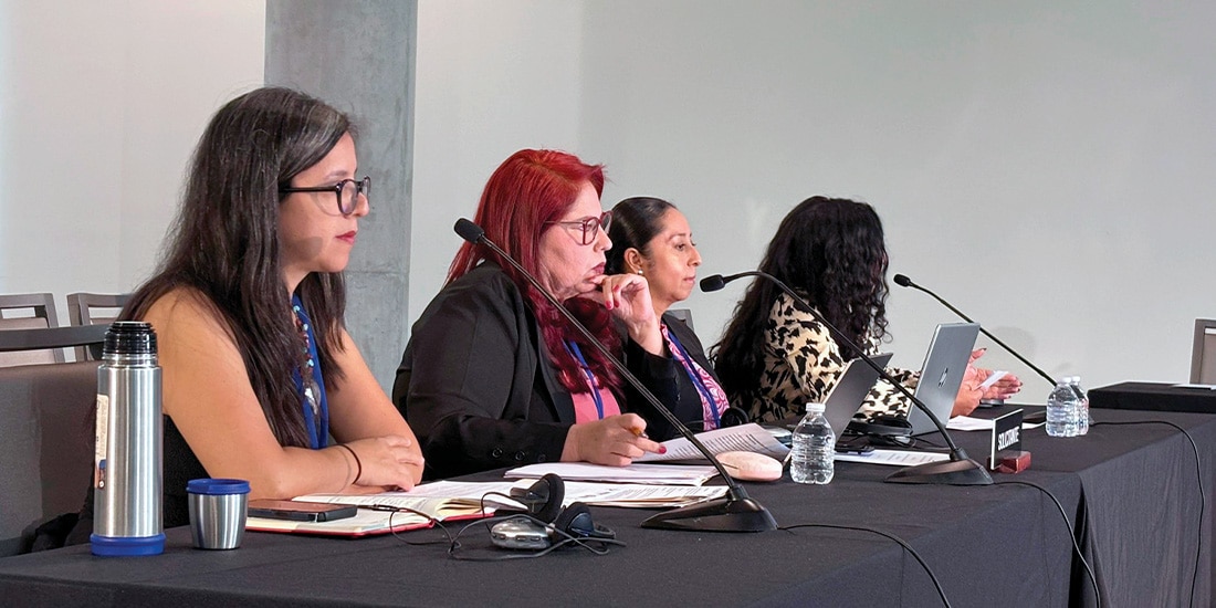TANIA RAMÍREZ (izq.), titular de Redim, en foto de archivo.