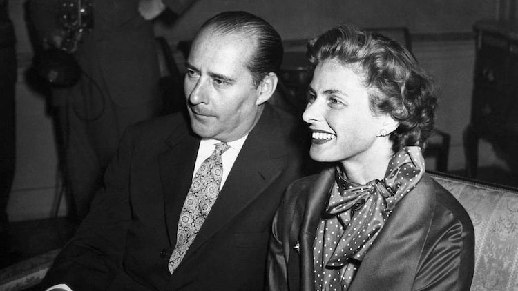Roberto Rossellini e Ingrid Bergman.