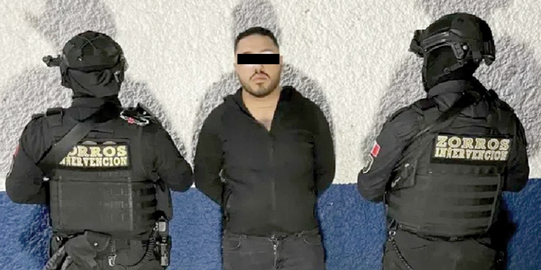 El galleta, Luis Corrales, ayer, tras ser detenido en la capital.