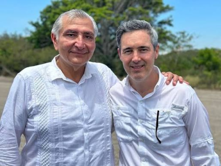 Adán Augusto López (izq.) y José Ramón Gómez Leal (der.).