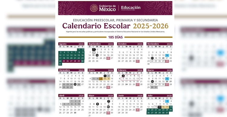 Calendario SEP 2025-2026