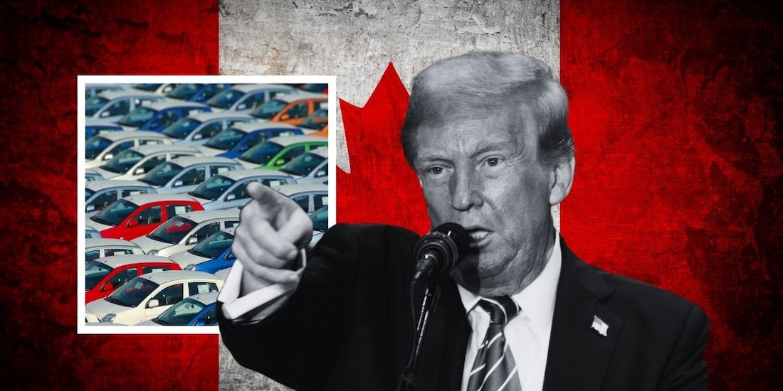 Trump anuncia que elevará aranceles a Canadá.