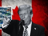 Trump anuncia que elevará aranceles a Canadá.