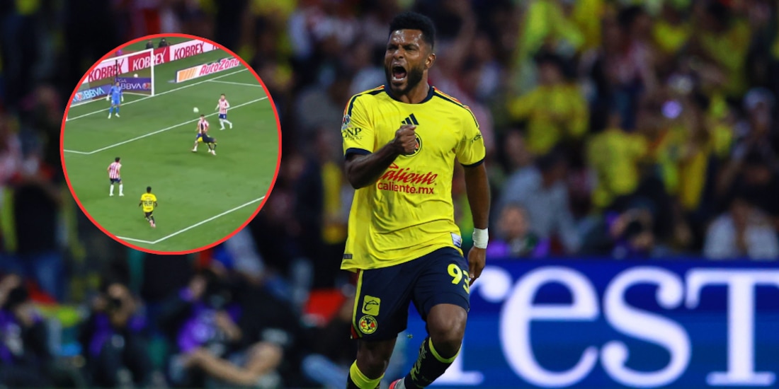 Miguel Borja marca tremenda chilena ante Chivas.