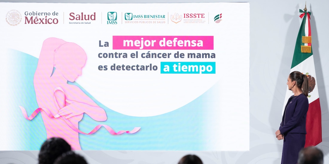 La Presidenta Claudia Sheinbaum Pardo presenta la inversión histórica para el Modelo de Atención Universal de Cáncer de Mama.