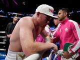 "Canelo" Álvarez reacciona a su derrota ante Dmitry Bivol.