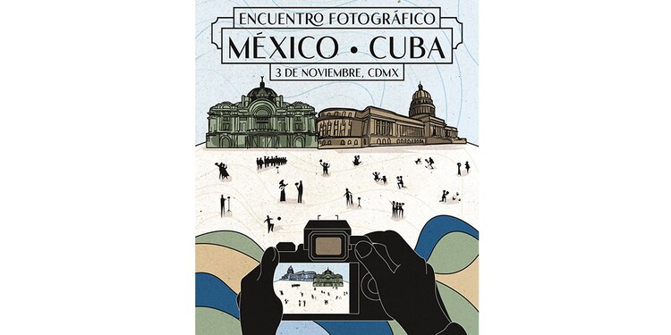 Cartel conmemorativo Encuentro fotográfico México-Cuba 2025.