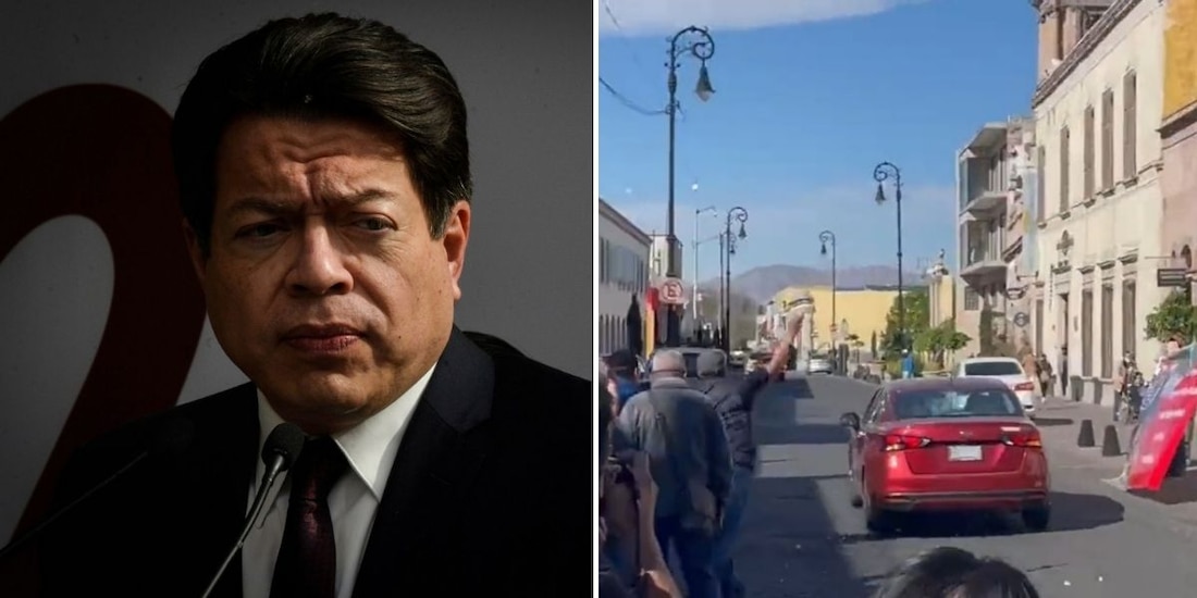 Mario Delgado es abucheado tras visita a Aguascalientes.