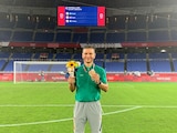 Jaime Lozano con la medalla de bronce en los Juegos Olímpicos de Tokio 2020.