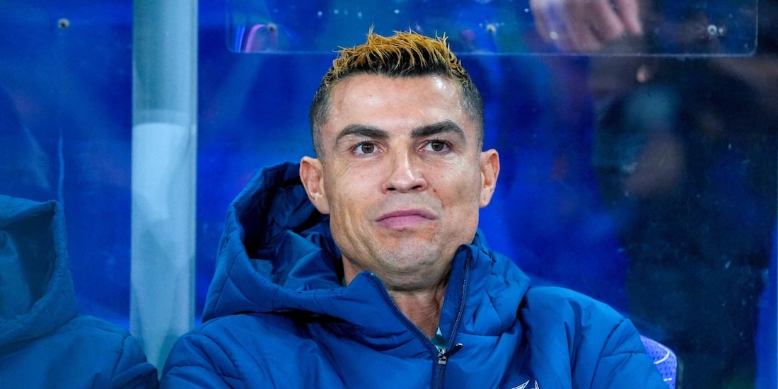 Cristiano Ronaldo antes de abandonar la concentración de Portugal