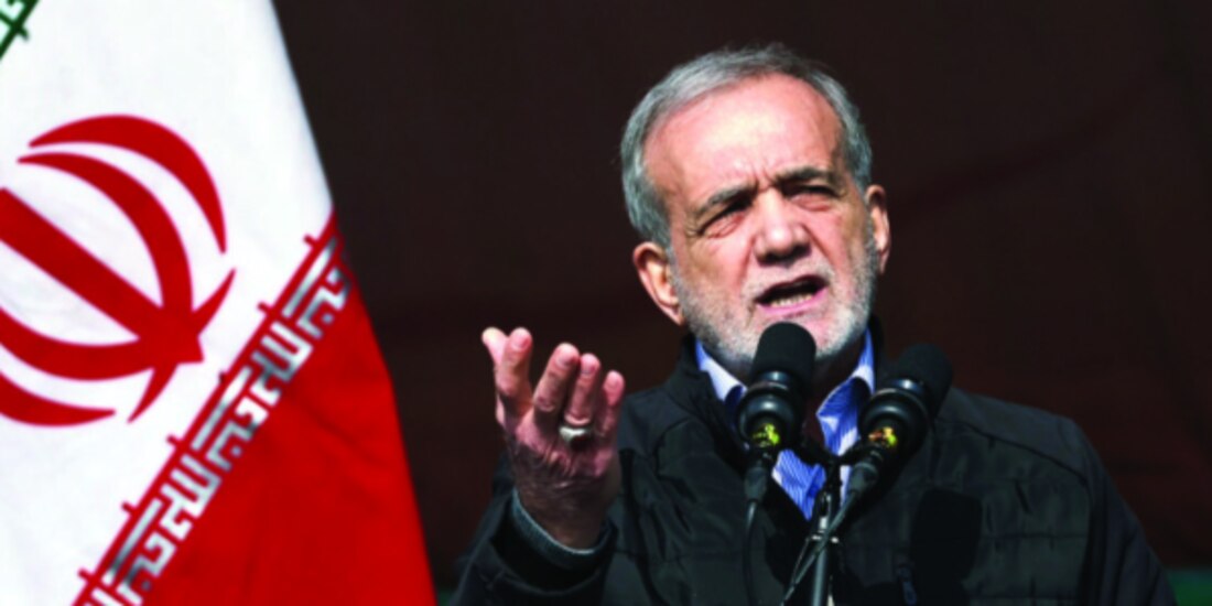 El líder iraní Masoud Pezeshkian, el pasado 12 de junio.