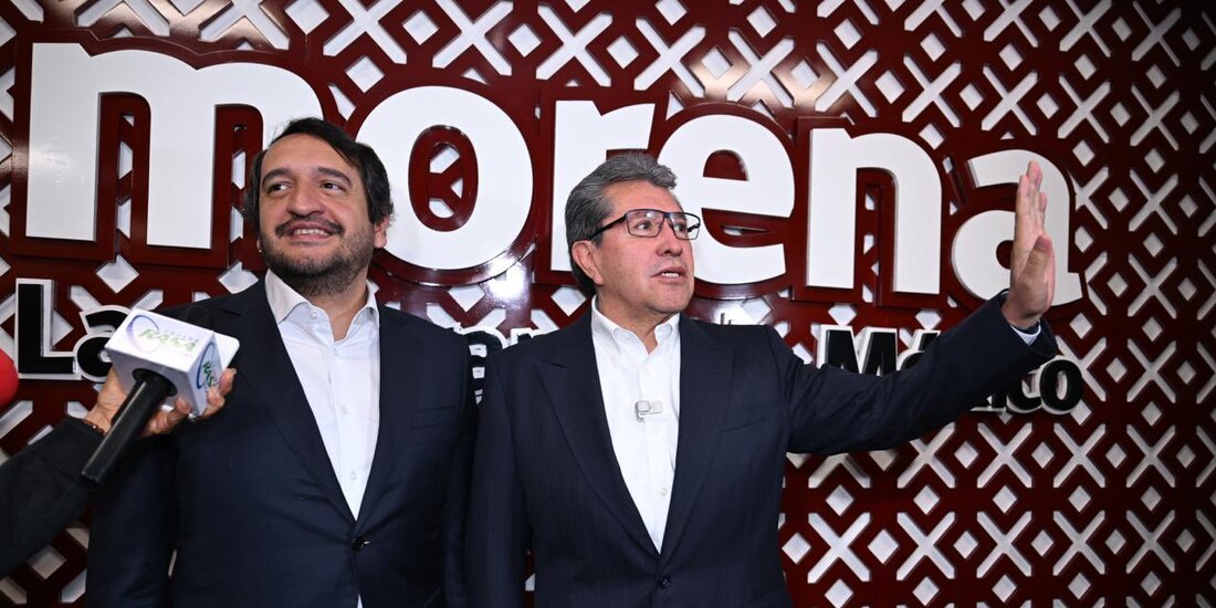 Ricardo Monreal y Andrés López Beltrán