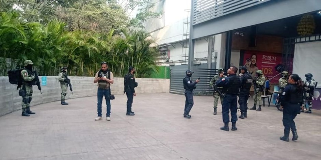 Registran balacera en Fórum Cuernavaca.