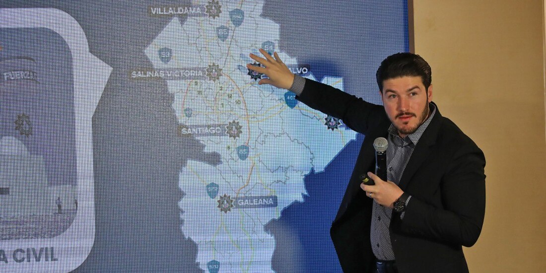 El gobernador de Nuevo León, Samuel García.