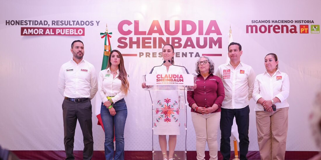 Claudia Sheinbaum, candidata de Morena a la Presidencia de la República.