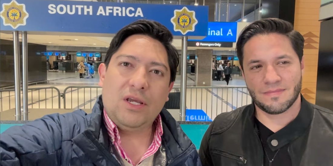 Julio Ibáñez y Daniel García regresan a México tras encierro en Sudáfrica
