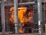 Pemex reporta incendio en complejo petroquímico de Cosoleacaque, Veracruz.
