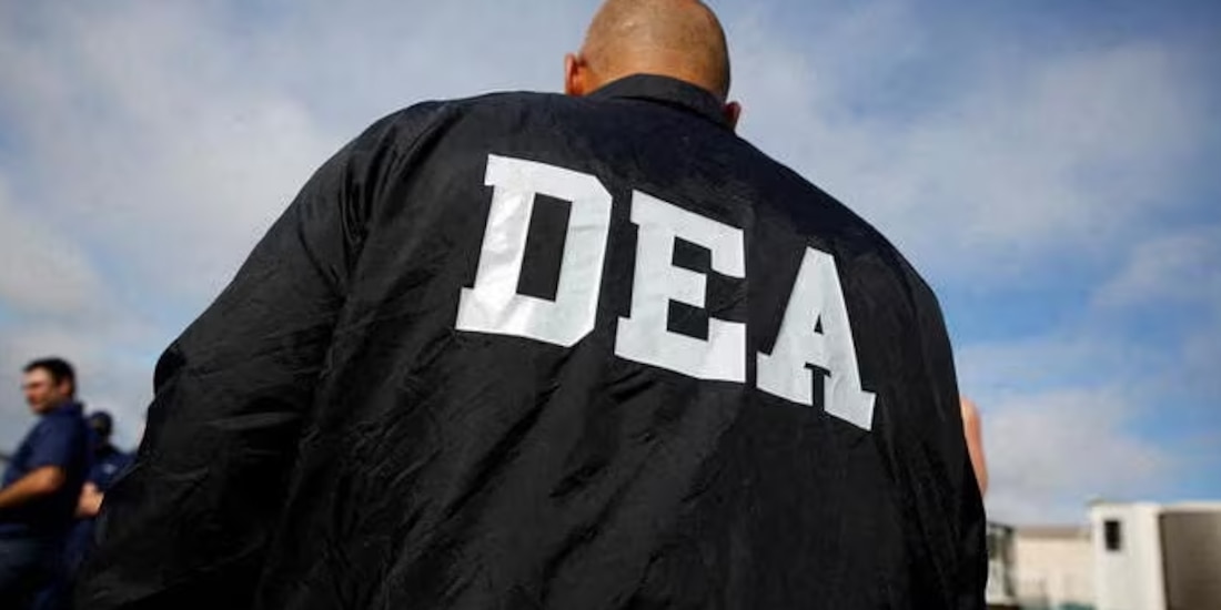 Siglas de la DEA, en una fotografía ilustrativa.