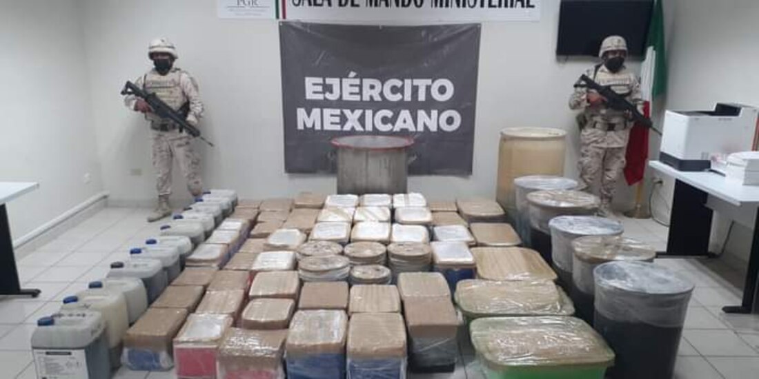 Incautan 1 mil 475 kilos de metanfetamina en Sonora