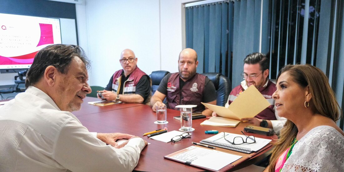 Mara Lezama y Pedro Álvarez fortalecen compromisos ambientales en Quintana Roo durante reunión en Cancún.