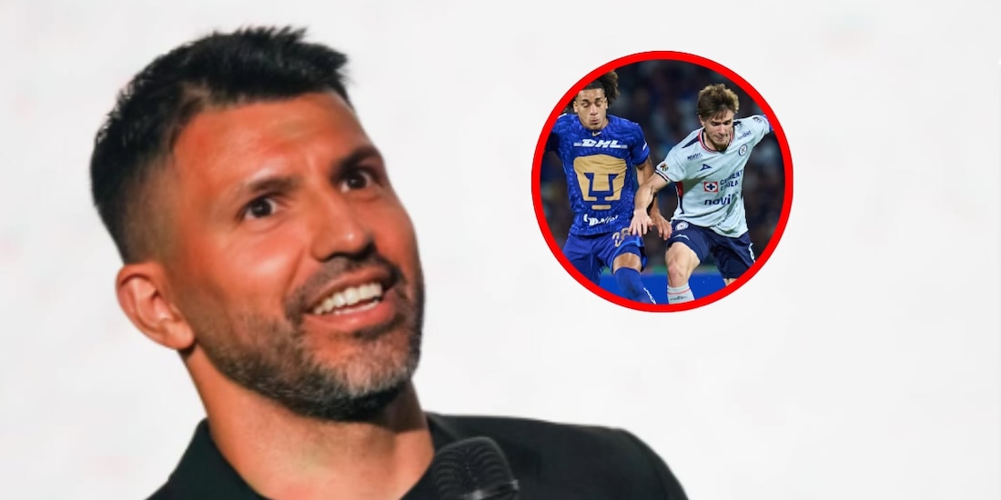 Kun Agüero vio en Ciudad Universitaria el Pumas vs Cruz Azul de la Jornada 11 de la Liga MX.